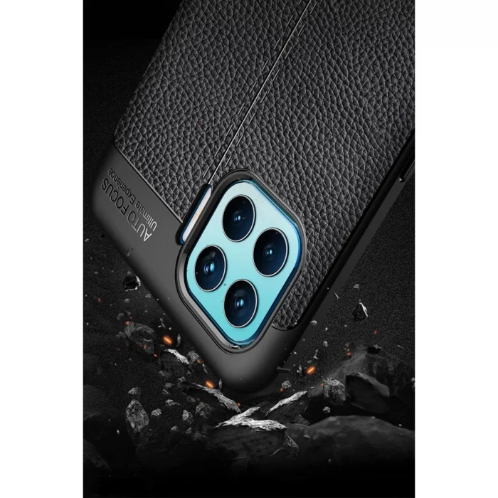 BUĞZ Oppo Reno 4 Lite Kılıf Auto Focus Kapak - Siyah