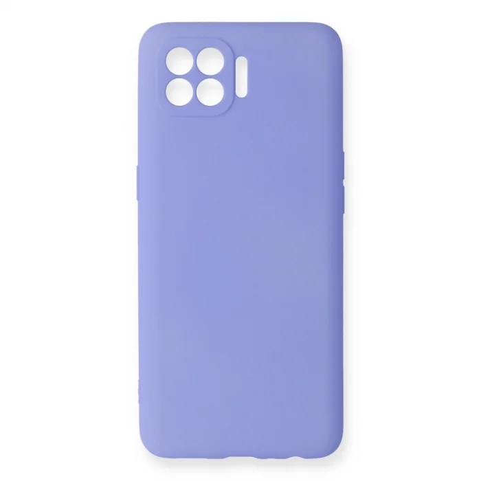 BUĞZ Oppo Reno 4 Lite Kılıf First Silikon - Lila