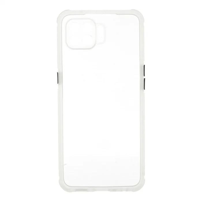 BUĞZ Oppo Reno 4 Lite Kılıf Miami Şeffaf Silikon - Şeffaf