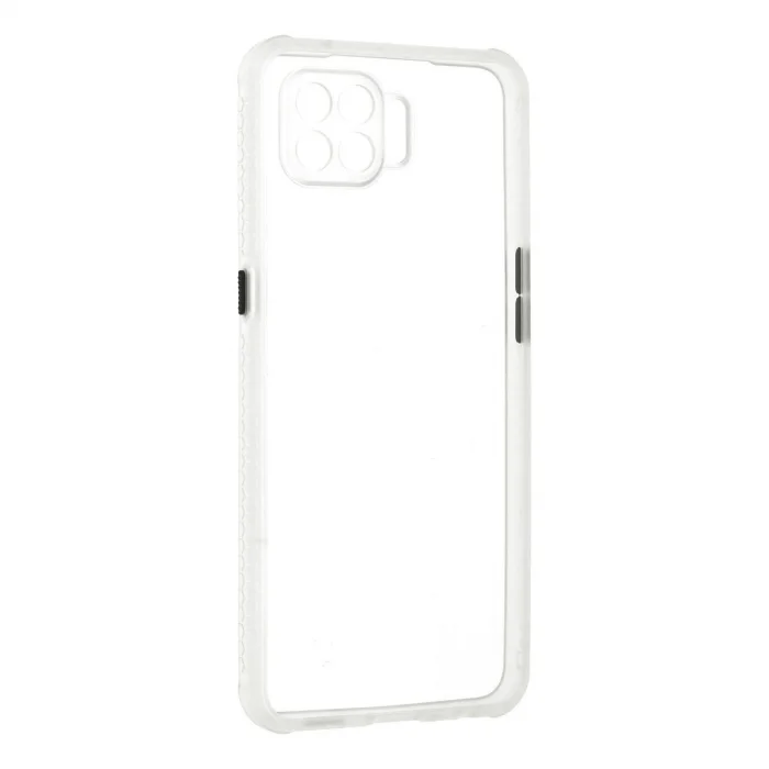 BUĞZ Oppo Reno 4 Lite Kılıf Miami Şeffaf Silikon - Şeffaf