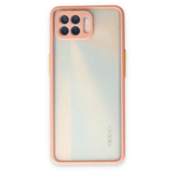 BUĞZ Oppo Reno 4 Lite Kılıf Montreal Silikon Kapak - Pembe