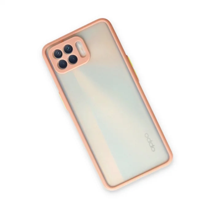 BUĞZ Oppo Reno 4 Lite Kılıf Montreal Silikon Kapak - Pembe