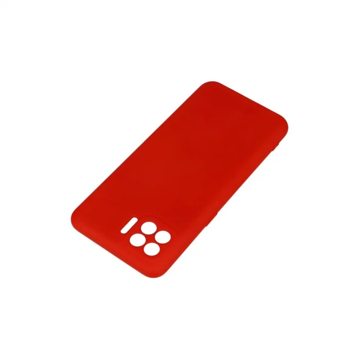 BUĞZ Oppo Reno 4 Lite Kılıf Nano İçi Kadife Silikon - Kırmızı