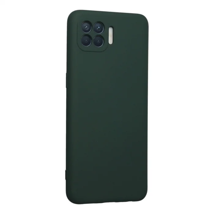 BUĞZ Oppo Reno 4 Lite Kılıf Nano İçi Kadife Silikon - Koyu Yeşil