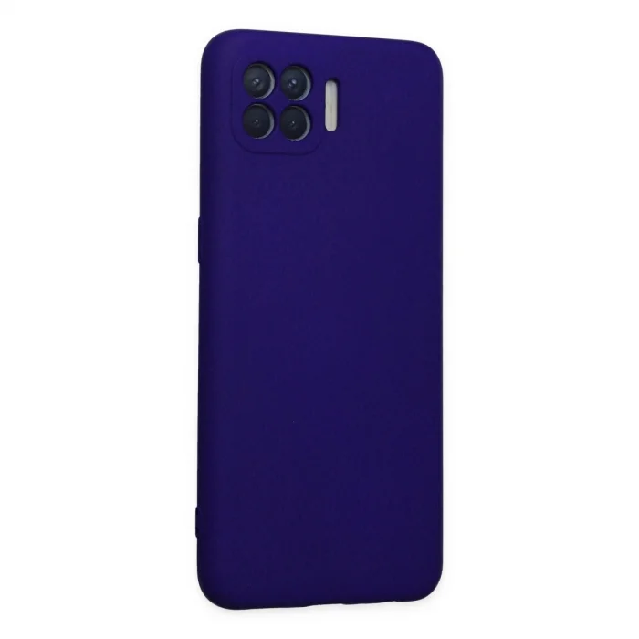 BUĞZ Oppo Reno 4 Lite Kılıf Nano İçi Kadife Silikon - Mor