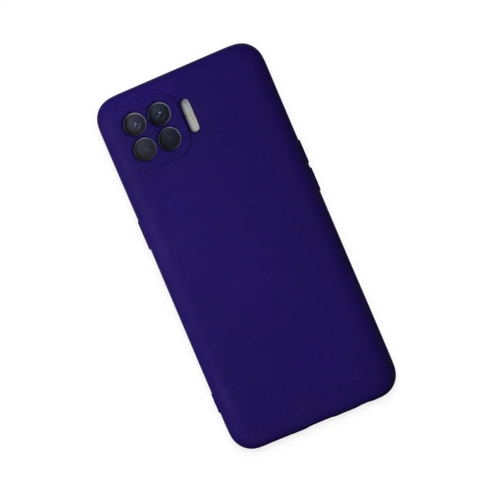 BUĞZ Oppo Reno 4 Lite Kılıf Nano İçi Kadife Silikon - Mor