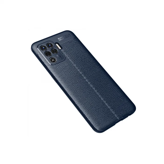 BUĞZ Oppo Reno 5 Lite Kılıf Auto Focus Kapak - Lacivert