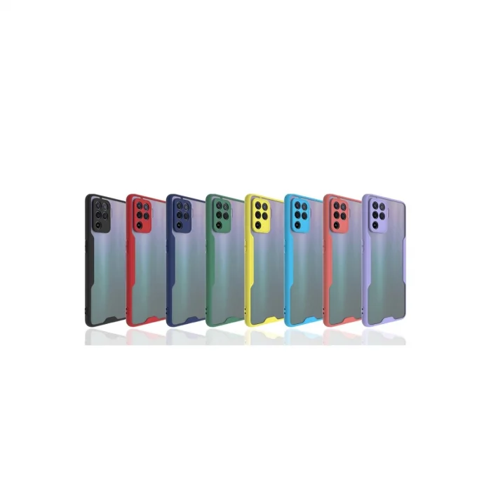 BUĞZ Oppo Reno 5 Lite Kılıf Platin Silikon - Sarı