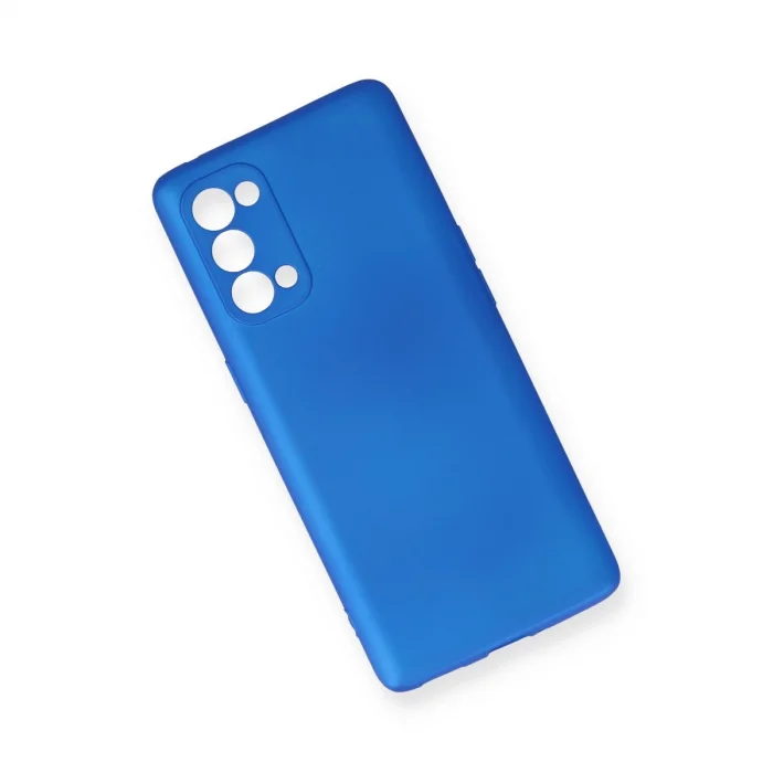 BUĞZ Oppo Reno 5 Pro Kılıf First Silikon - Mavi