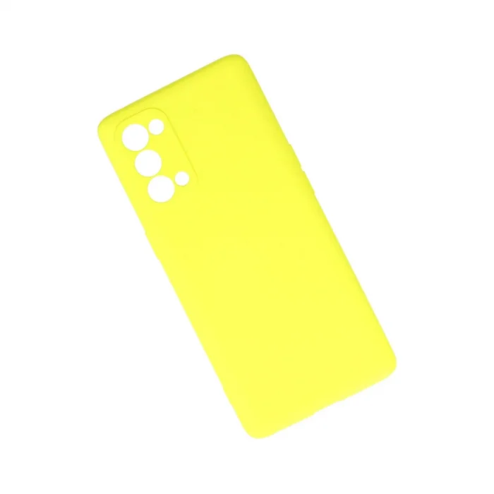 BUĞZ Oppo Reno 5 Pro Kılıf First Silikon - Sarı