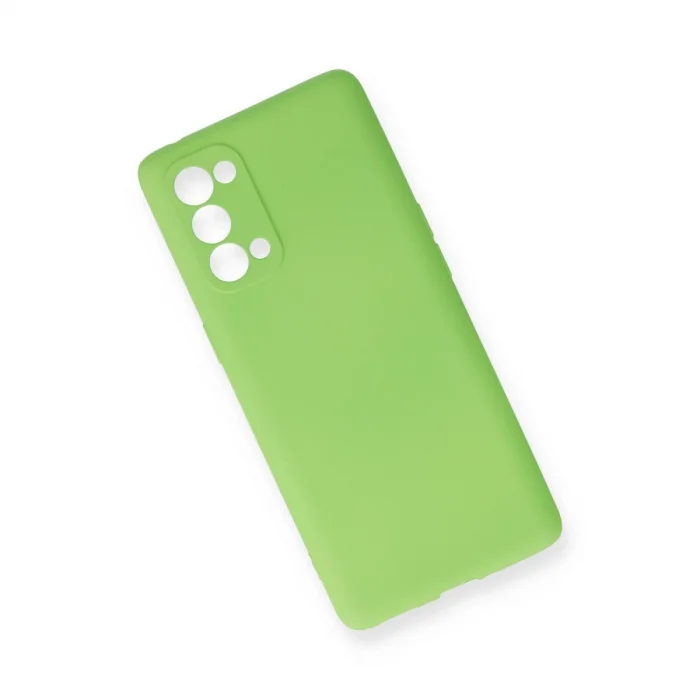 BUĞZ Oppo Reno 5 Pro Kılıf First Silikon - Yeşil