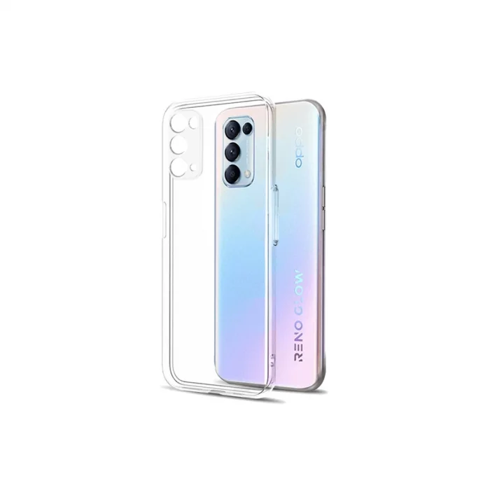 BUĞZ Oppo Reno 5 Pro Kılıf Lüx Şeffaf Silikon