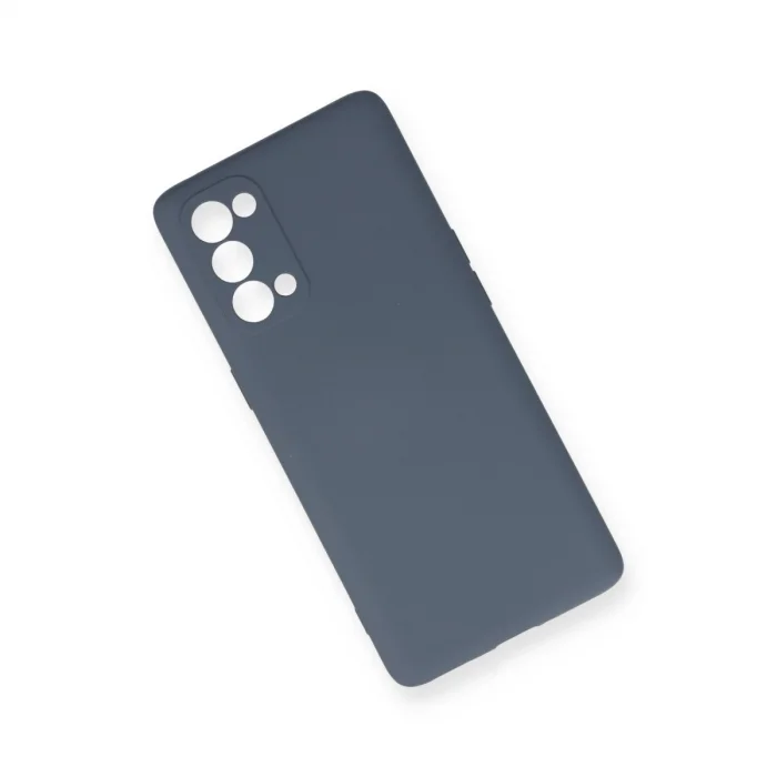 BUĞZ Oppo Reno 5 Pro Kılıf Nano İçi Kadife Silikon - Gri