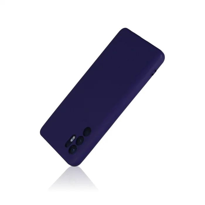 BUĞZ Oppo Reno 6 Kılıf Nano İçi Kadife Silikon - Mor