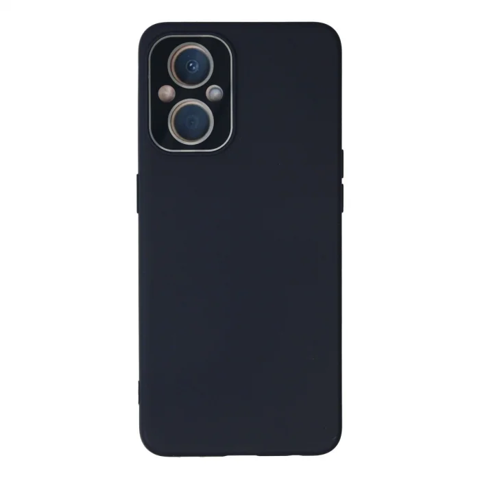 BUĞZ Oppo Reno 7 Lite Kılıf Lansman Glass Kapak - Lacivert