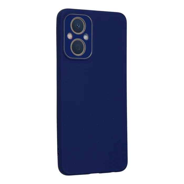 BUĞZ Oppo Reno 7 Lite Kılıf Lansman Glass Kapak - Sky Blue