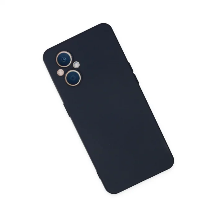 BUĞZ Oppo Reno 7 Lite Kılıf Nano İçi Kadife Silikon - Lacivert