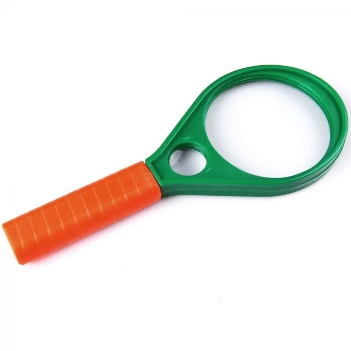 BUĞZ Optik Cam El Büyüteç 65mm 6x 4x Pusulalı Çocuklar Ve Yetişkinler Mg89075