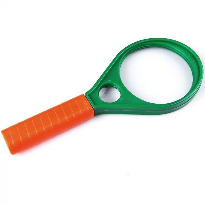 BUĞZ Optik Cam El Büyüteç 65mm 6x 4x Pusulalı Çocuklar Ve Yetişkinler Mg89075 - BUĞZ