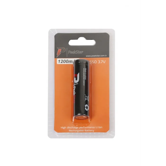 BUĞZ Orjinal 3.7 V 1200 Mah Şarj Edilebilir 18650 Turbo Model Li-ion Şarjlı Pil