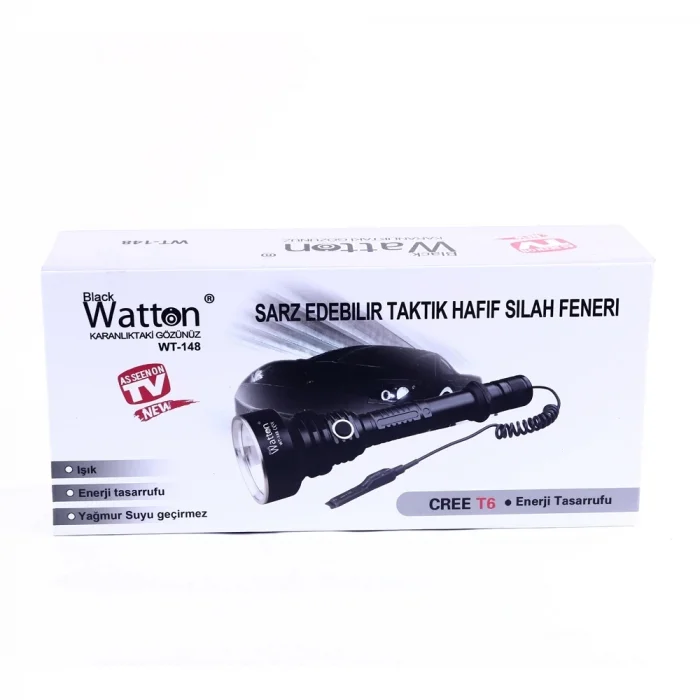 BUĞZ Orjinal 800 Lümen Tx6 Özel Avcı Feneri  Wt-148