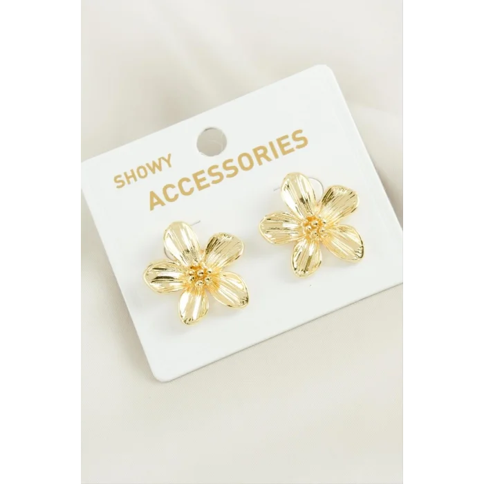 BUĞZ Orkide Trend Metal Küpe