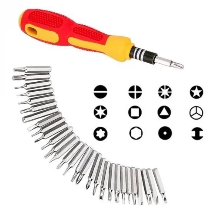 BUĞZ Orta 31 Parça Hassas Tornavida Bits Uç Seti Yumurta Tornavida ( BUĞZ )