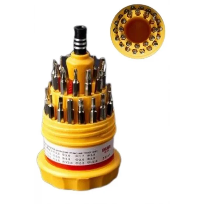 BUĞZ Orta 31 Parça Hassas Tornavida Bits Uç Seti Yumurta Tornavida ( BUĞZ )