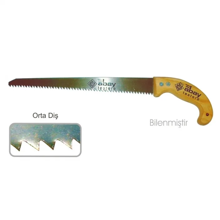 BUĞZ Orta Diş Bağ Testere 35 Cm - Ahşap Sap