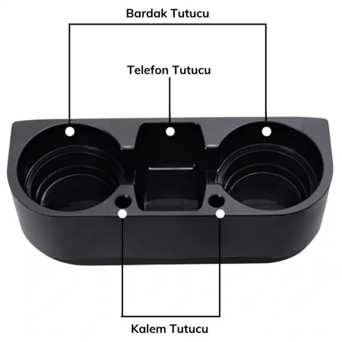 BUĞZ Oto Koltuk Yanı Bardak Tutucu Organizer