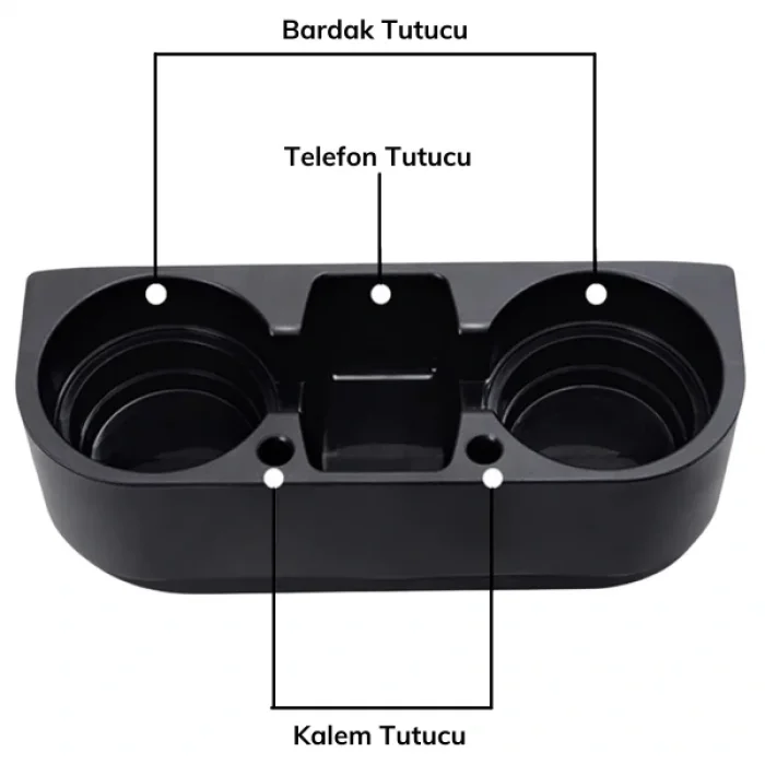 BUĞZ Oto Koltuk Yanı Bardak Tutucu Organizer