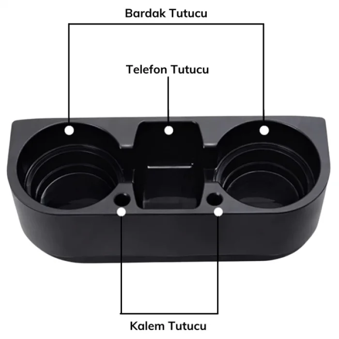  Oto Koltuk Yanı Bardak Tutucu Organizer