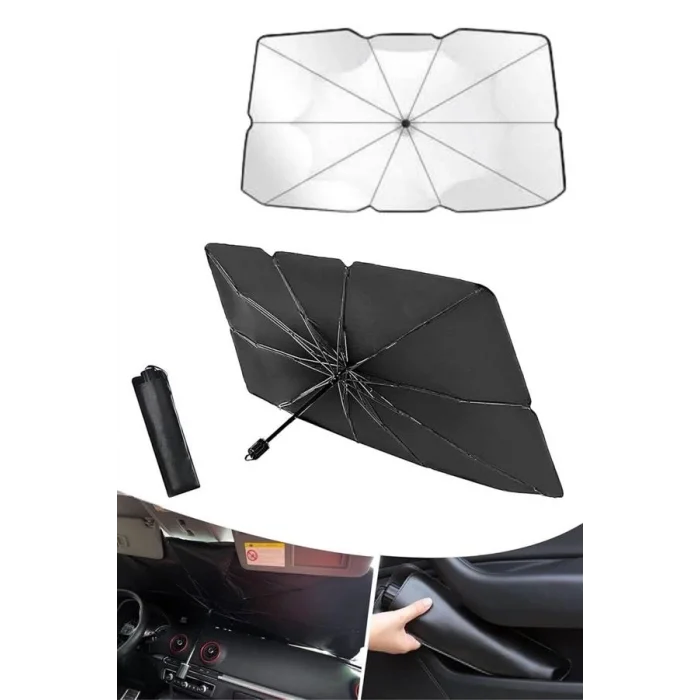  Oto Ön Cam Güneşliği Otomatik Katlanabilir Gölgelik Oto Cam Şemsiye
