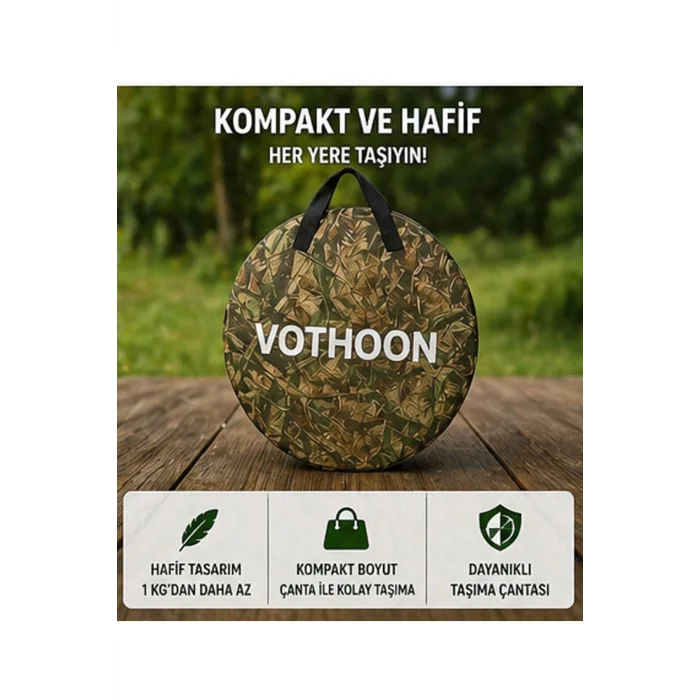 BUĞZ Otomatik Kabin Giyinme Çadırı 120x120x190 Cm Üst Havalandırma Yan Pencereli Duş & Wc Çadırı