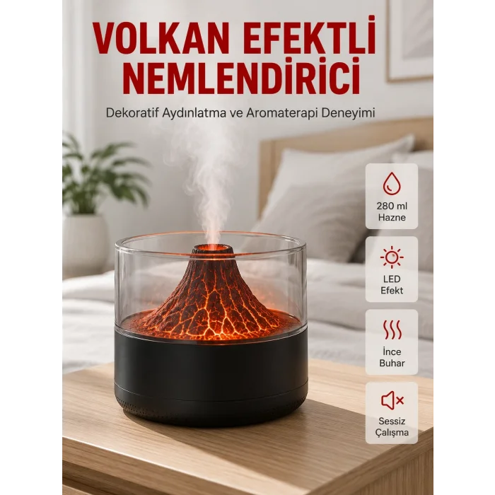 BUĞZ Otomatik Kapanma Özellikli Ultrasonik Hava Nemlendirici