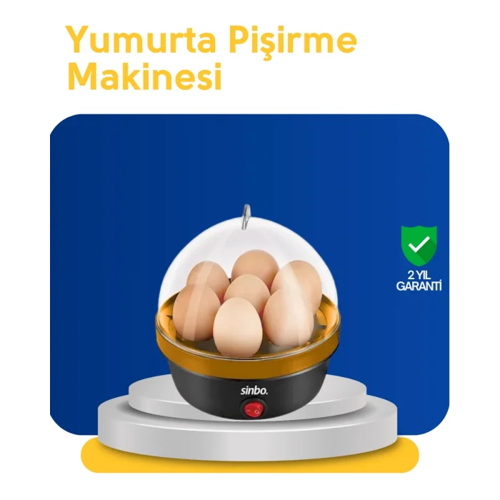  Otomatik Kapanma Özellikli Yumurta Pişirme Makinesi 7 Kapasiteli