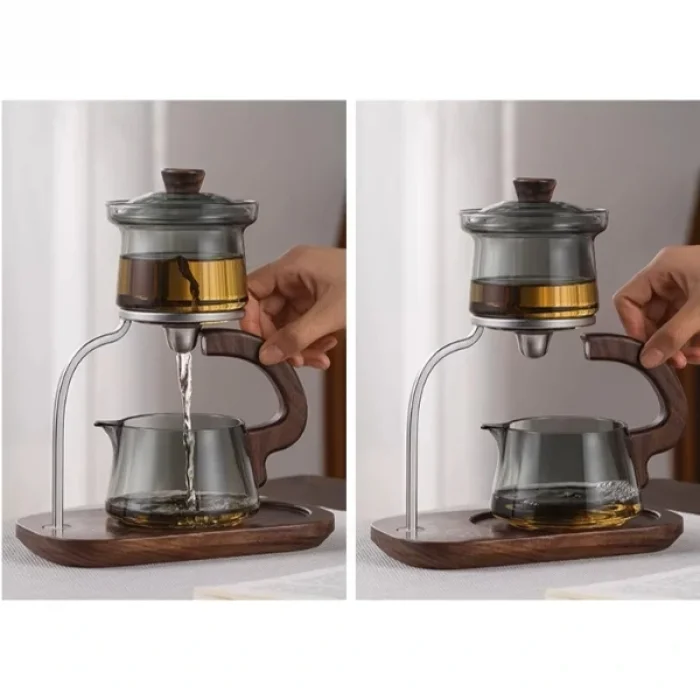 BUĞZ Otomatik Manyetik Borosilikat Demlik Seti