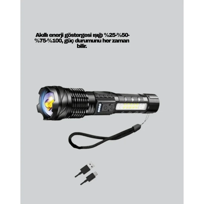 BUĞZ Outdoor ve Acil Durum İçin Güçlü LED El Feneri