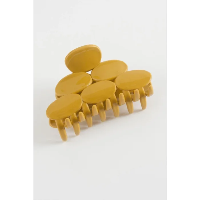 BUĞZ Oval Benekli Renkli Mandal Toka 8 cm