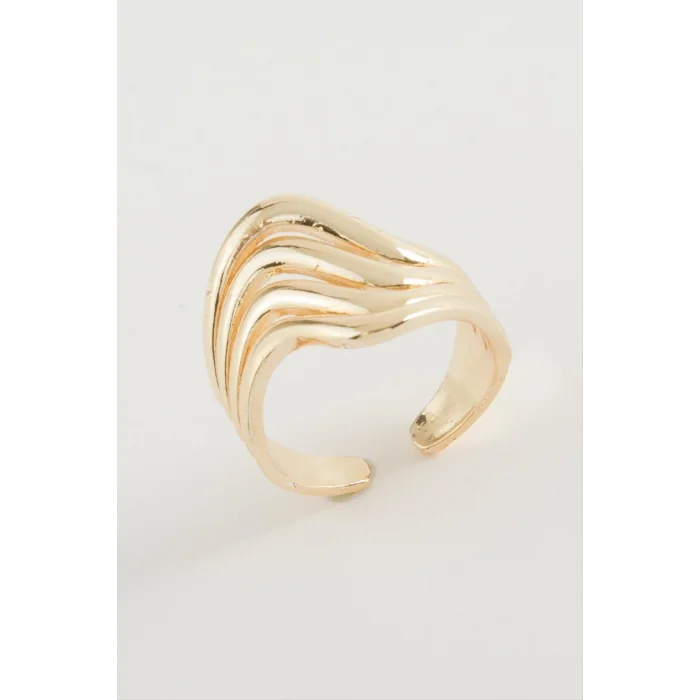BUĞZ Oval Metal Yüzük