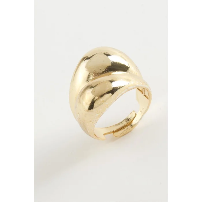 BUĞZ Oval Metal Yüzük