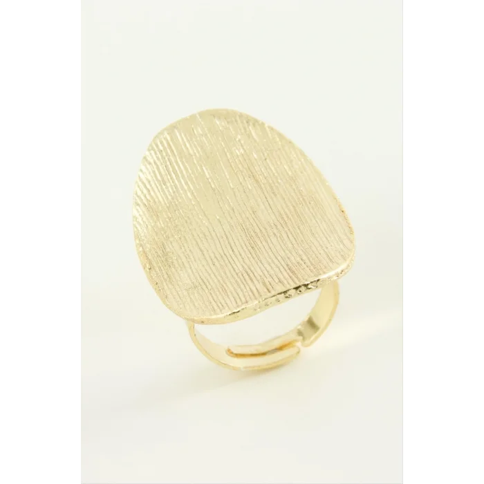 BUĞZ Oval Metal Yüzük