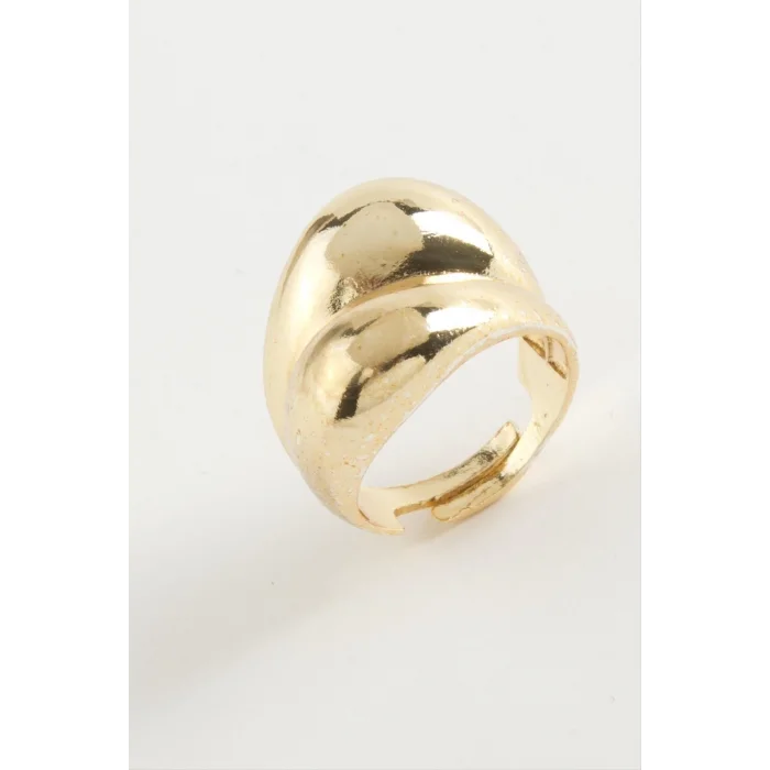 BUĞZ Oval Metal Yüzük