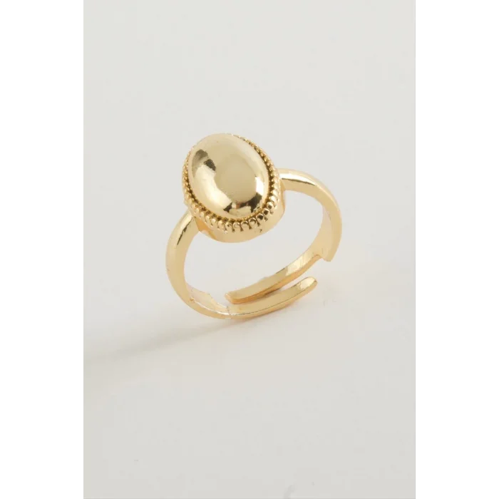  Oval Metal Yüzük