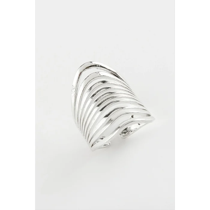 BUĞZ Oval Metal Yüzük