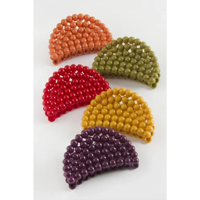 BUĞZ Oval Renkli Mandal Toka 6 cm
