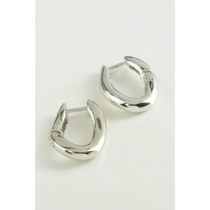 BUĞZ Oval Trend Metal Küpe