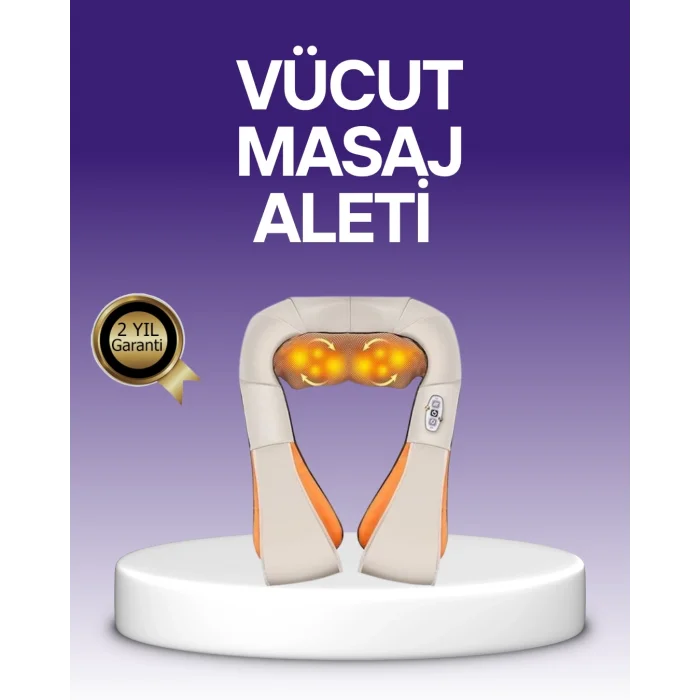  Ovmalı Boyun ve Sırt Masaj Cihazı