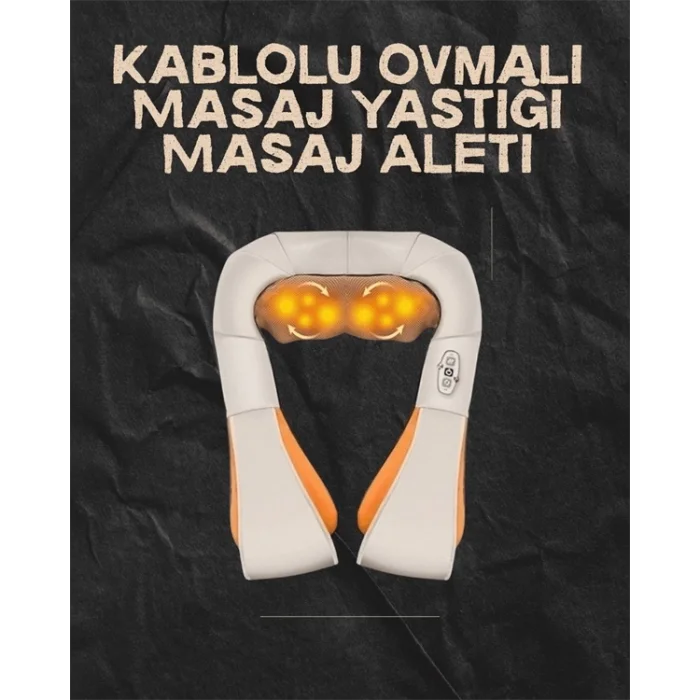 Ovmalı Isıtmalı Elektrikli Masaj Aleti – Boyun, Sırt, Bel, Omuz ve Bacak İçin Profesyonel Masaj Aleti