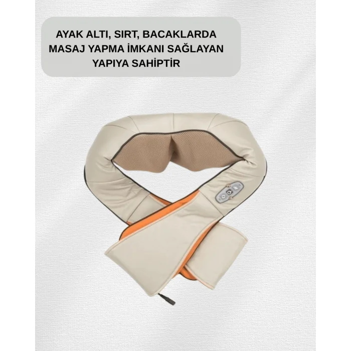  Ovmalı Isıtmalı Masaj Aleti – Boyun, Sırt, Bel, Omuz ve Bacak İçin